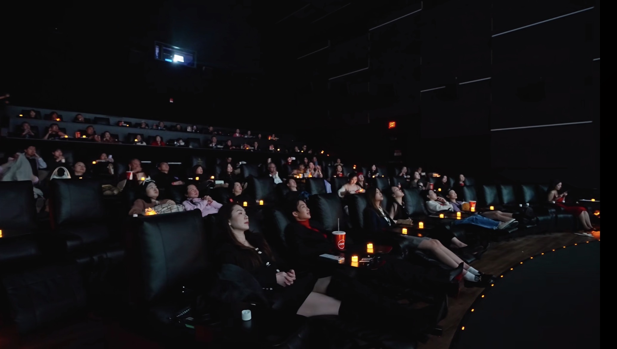 Exclusive screening audience
